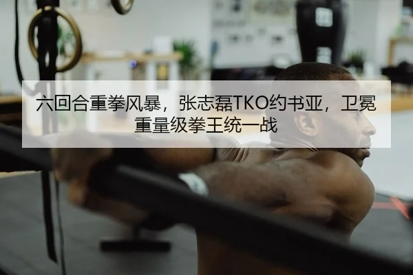 六回合重拳风暴，张志磊TKO约书亚，卫冕重量级拳王统一战